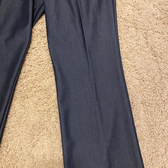 Worthington Women's Modern Fit Blue Denim Trouser Pants In Size 8 - Picture 13 of 15